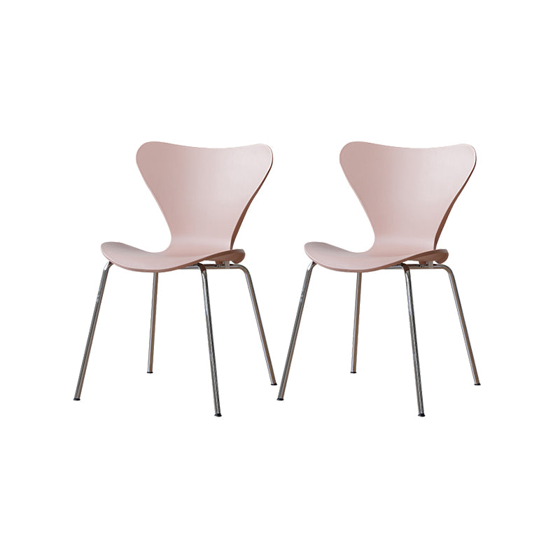 Modern Style Side Chair Plastic Indoor Dining Chair for Home