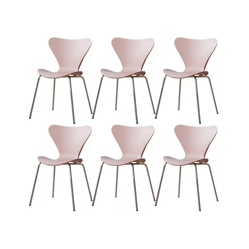 Modern Style Side Chair Plastic Indoor Dining Chair for Home