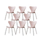 Modern Style Side Chair Plastic Indoor Dining Chair for Home