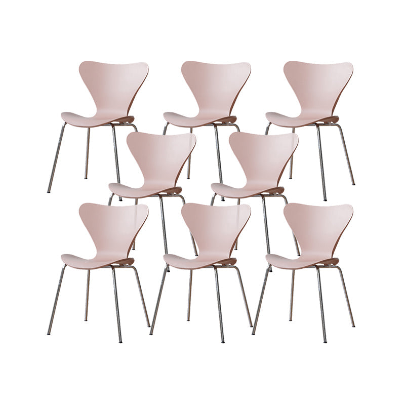 Modern Style Side Chair Plastic Indoor Dining Chair for Home