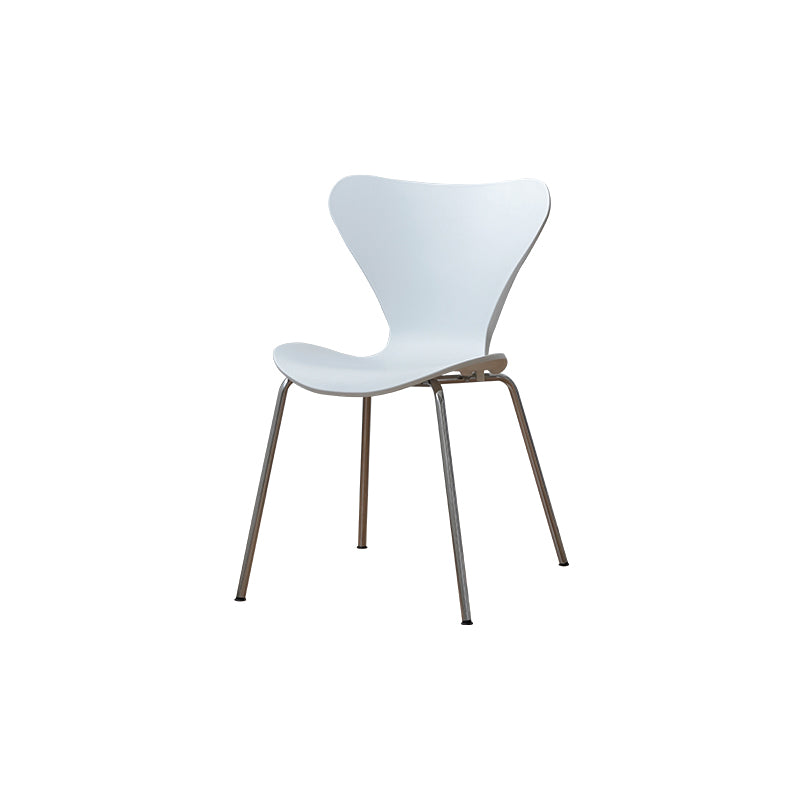 Modern Style Side Chair Plastic Indoor Dining Chair for Home