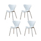 Modern Style Side Chair Plastic Indoor Dining Chair for Home