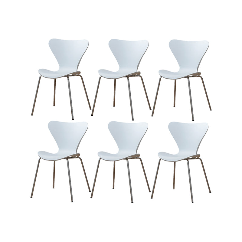 Modern Style Side Chair Plastic Indoor Dining Chair for Home