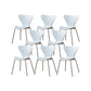 Modern Style Side Chair Plastic Indoor Dining Chair for Home