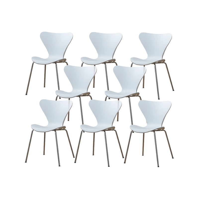 Modern Style Side Chair Plastic Indoor Dining Chair for Home