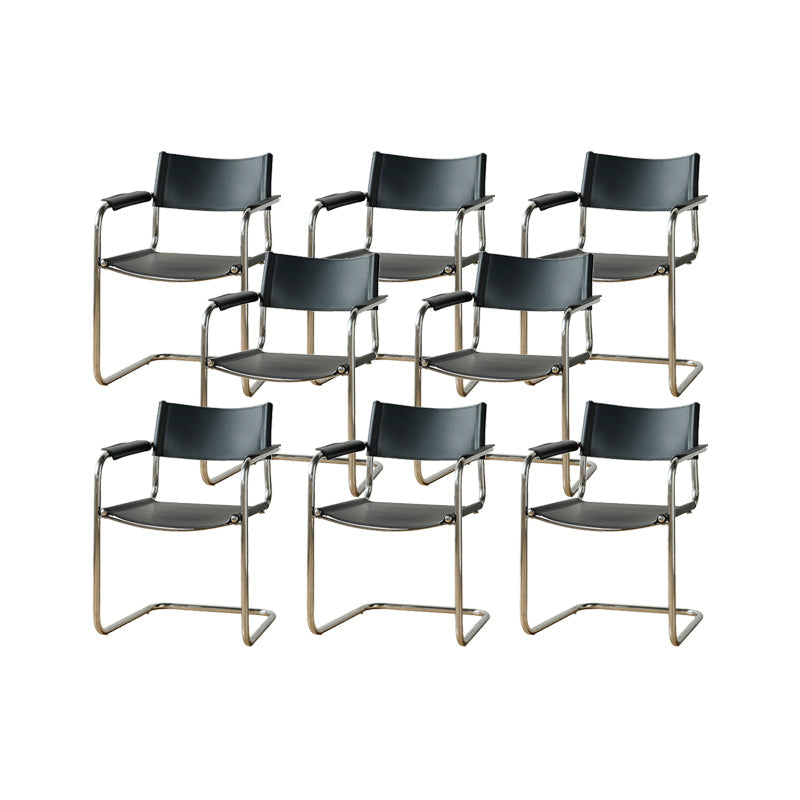 インダストリアルアームチェアモダンレザーインドアダイニングチェアホーム用