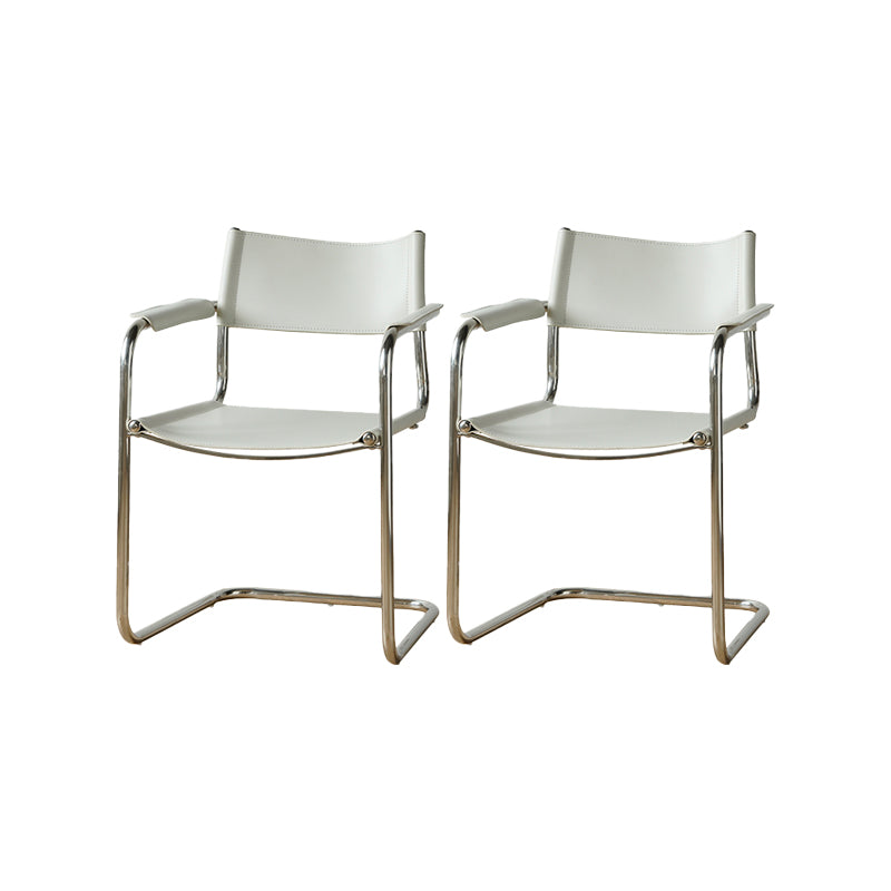 インダストリアルアームチェアモダンレザーインドアダイニングチェアホーム用