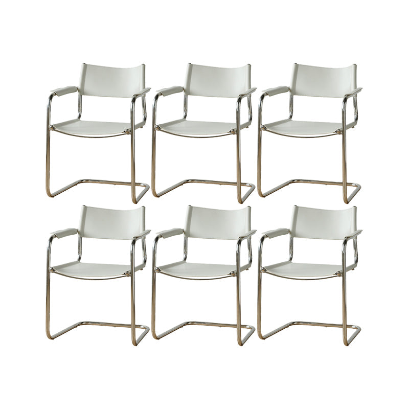 インダストリアルアームチェアモダンレザーインドアダイニングチェアホーム用