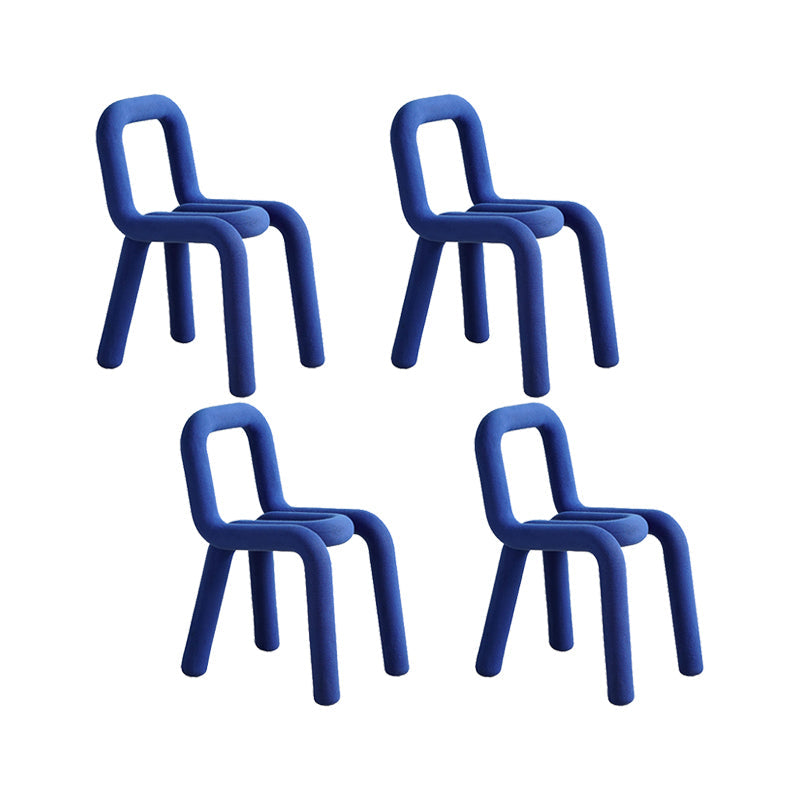 Modern Style Side Chair Open Back Indoor Dining Chair for Home