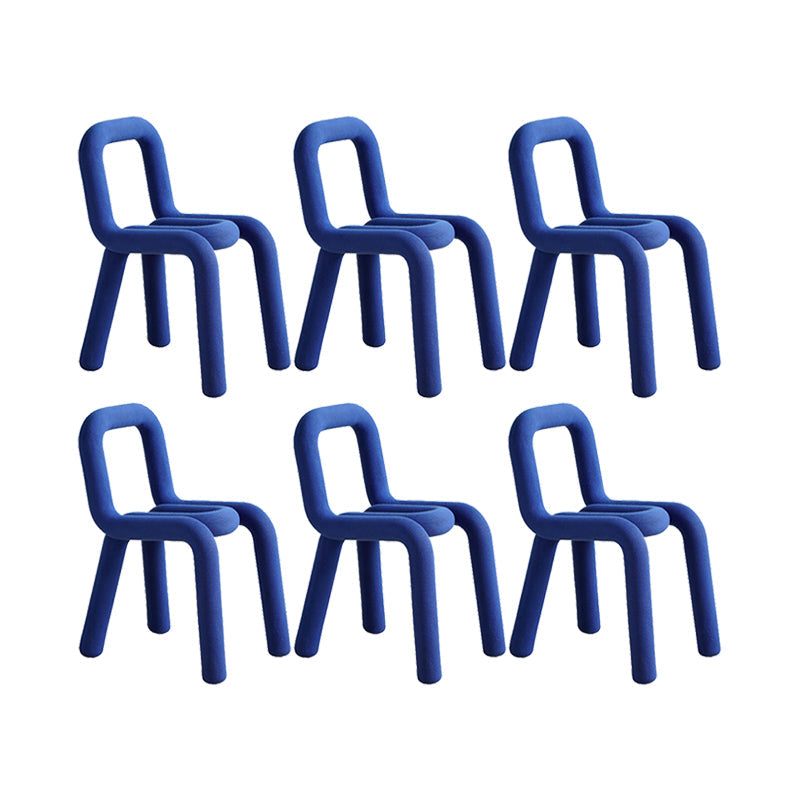 Modern Style Side Chair Open Back Indoor Dining Chair for Home