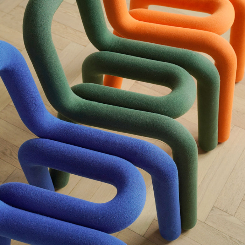 Modern Style Side Chair Open Back Indoor Dining Chair for Home