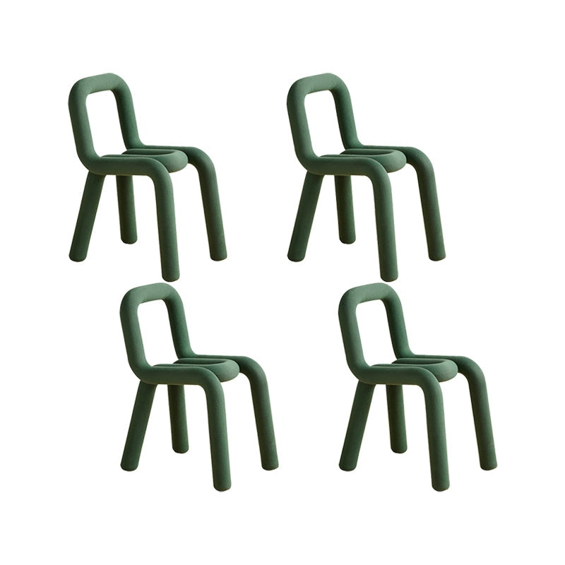 Modern Style Side Chair Open Back Indoor Dining Chair for Home