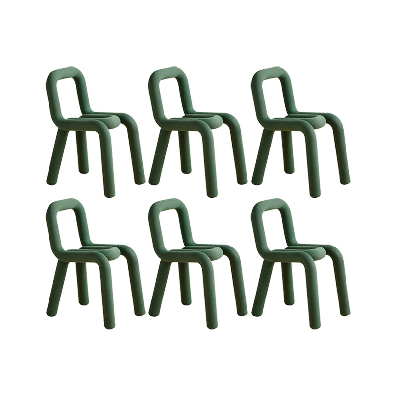 Modern Style Side Chair Open Back Indoor Dining Chair for Home