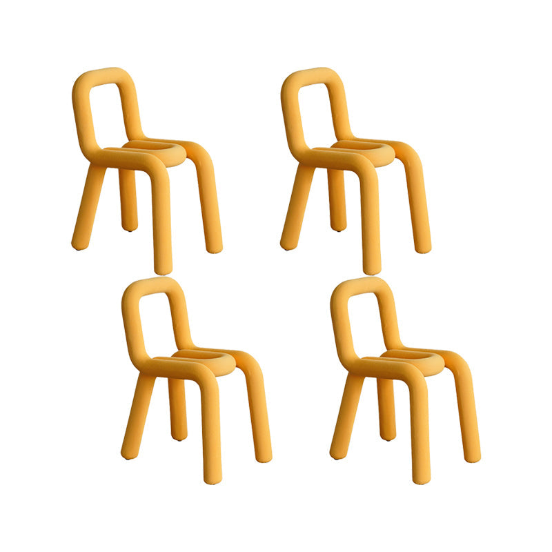 Modern Style Side Chair Open Back Indoor Dining Chair for Home