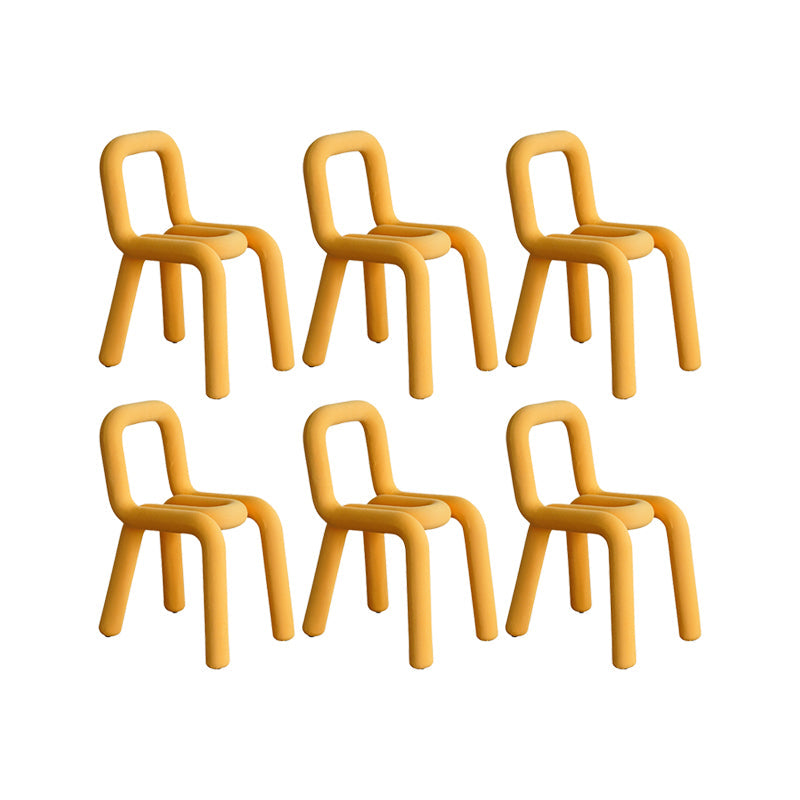 Modern Style Side Chair Open Back Indoor Dining Chair for Home