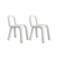 Modern Style Side Chair Open Back Indoor Dining Chair for Home