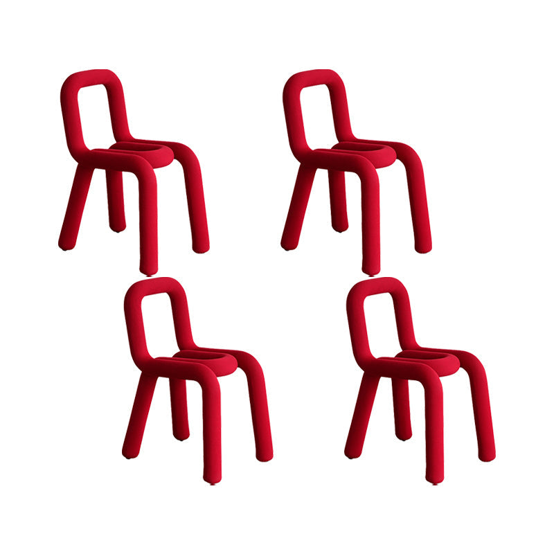 Modern Style Side Chair Open Back Indoor Dining Chair for Home