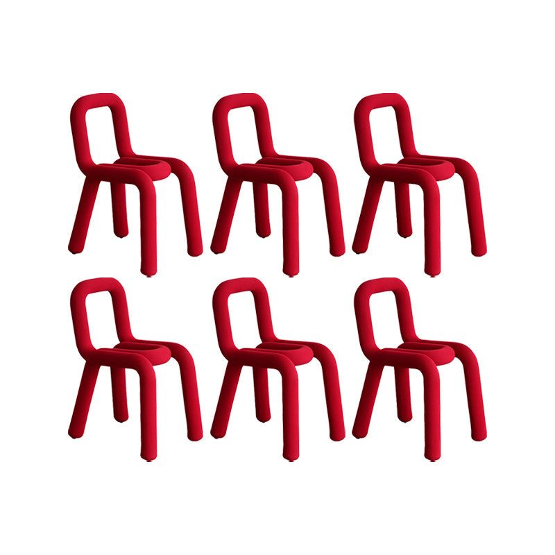 Modern Style Side Chair Open Back Indoor Dining Chair for Home