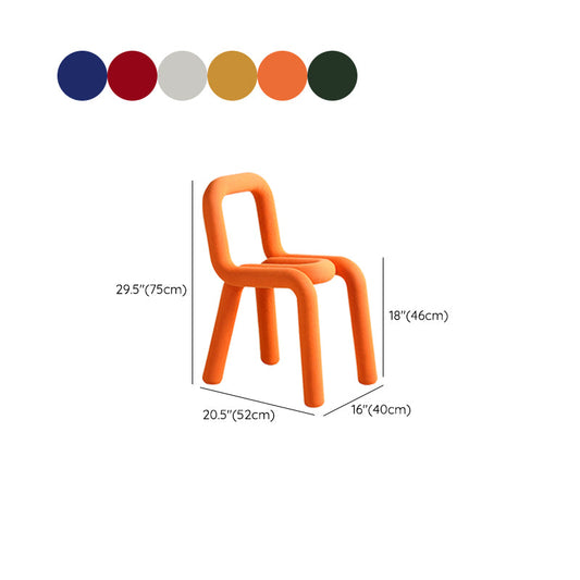 Chaise d'accélération de style moderne ouvrir la chaise de salle à manger intérieure pour la maison