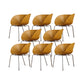 Industrial Side Chair Plastic Open Back Dining Chair for Home