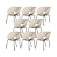 Industrial Side Chair Plastic Open Back Dining Chair for Home