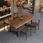 Industrial Rectangle Wood Dining Table 1/3/5/7 Pieces Dining Set for Hot Pot Shop