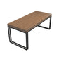 Industrial Rectangle Wood Dining Table 1/5/7 Pieces Dining Set for Barbecue Shop Clearhalo 'Dining Room Sets' 'Dining Tables & Seating' 'dining_room_set' 'furn' 'furn_dining_room_set' 'Furniture' 'Kitchen & Dining Furniture' 6956274