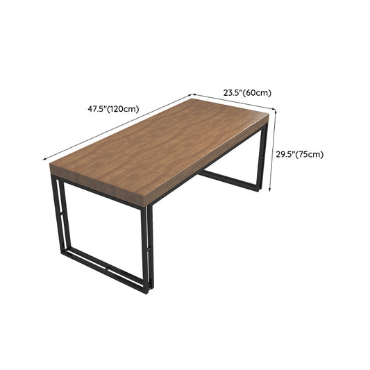 Industrial Rectangle Wood Dining Table 1/5/7 Pieces Dining Set for Barbecue Shop Clearhalo 'Dining Room Sets' 'Dining Tables & Seating' 'dining_room_set' 'furn' 'furn_dining_room_set' 'Furniture' 'Kitchen & Dining Furniture' 6956290