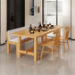Modern Rectangle Wood Dining Table 1/4/5 Pieces Dining Set  for Living Room