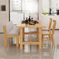 Modern Rectangle Wood Dining Table 1/4/5 Pieces Dining Set  for Living Room