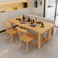 Modern Rectangle Wood Dining Table 1/4/5 Pieces Dining Set  for Living Room