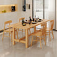 Modern Rectangle Wood Dining Table 1/4/5 Pieces Dining Set  for Living Room