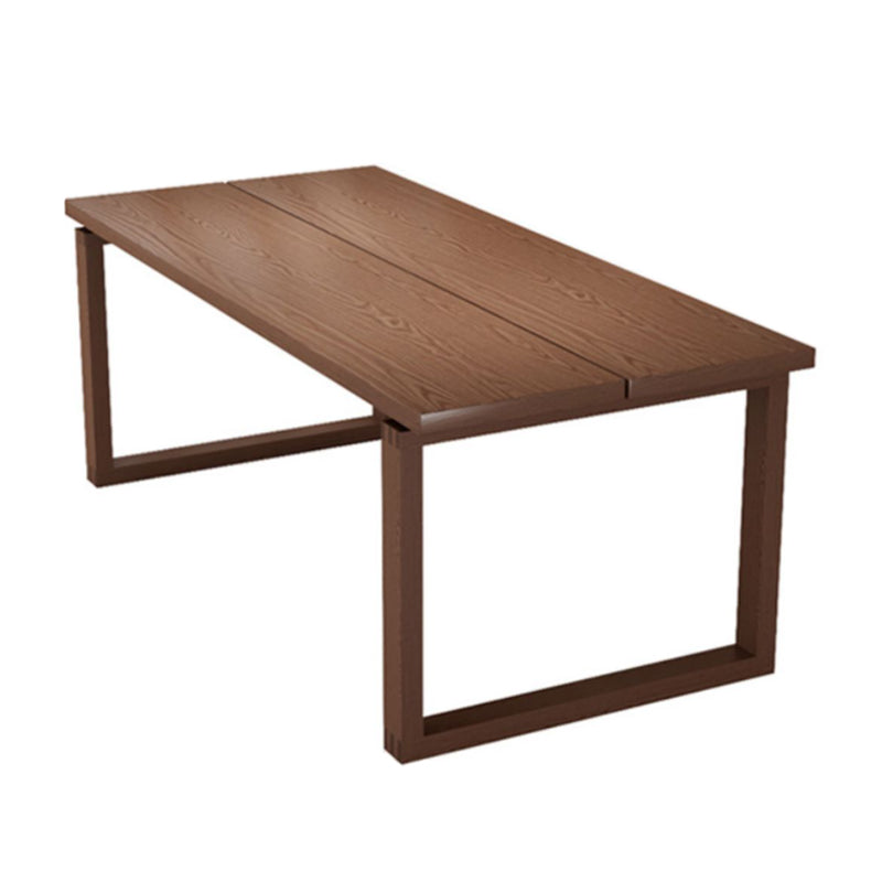 Modern Rectangle Wood Dining Table 1/2/4/5 Pieces Dining Set for Kitchen