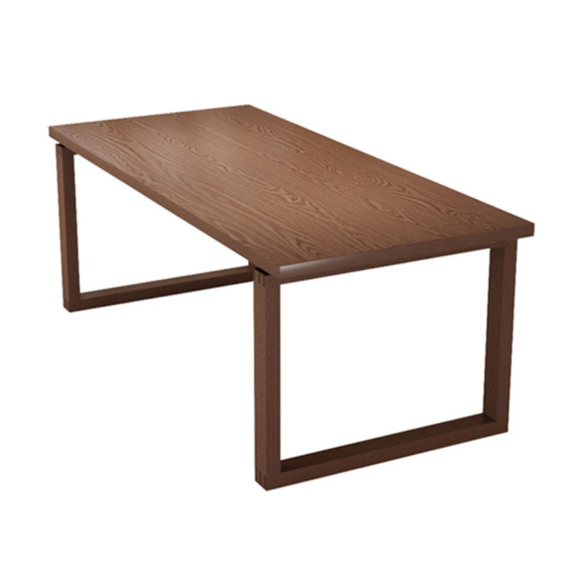 Modern Rectangle Wood Dining Table 1/2/4/5 Pieces Dining Set for Kitchen