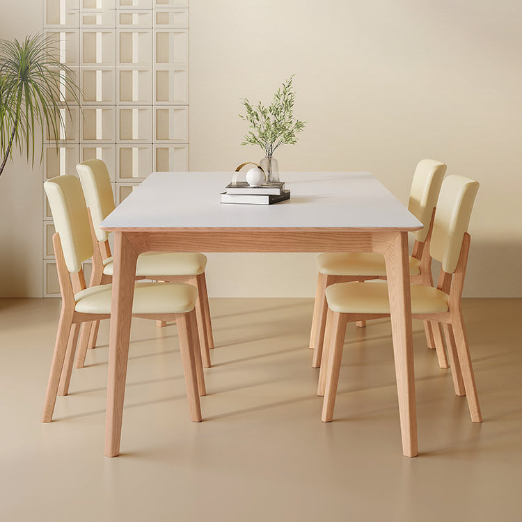 Ensemble de salle à manger moderne 1/4/5/6/7 PCS Wood Dining Room Furniture