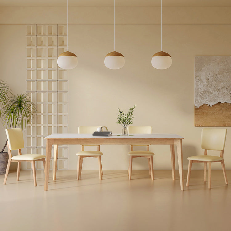 Moderne eetkamer set 1/4/5/6/7 pc's houten eetkamer meubels