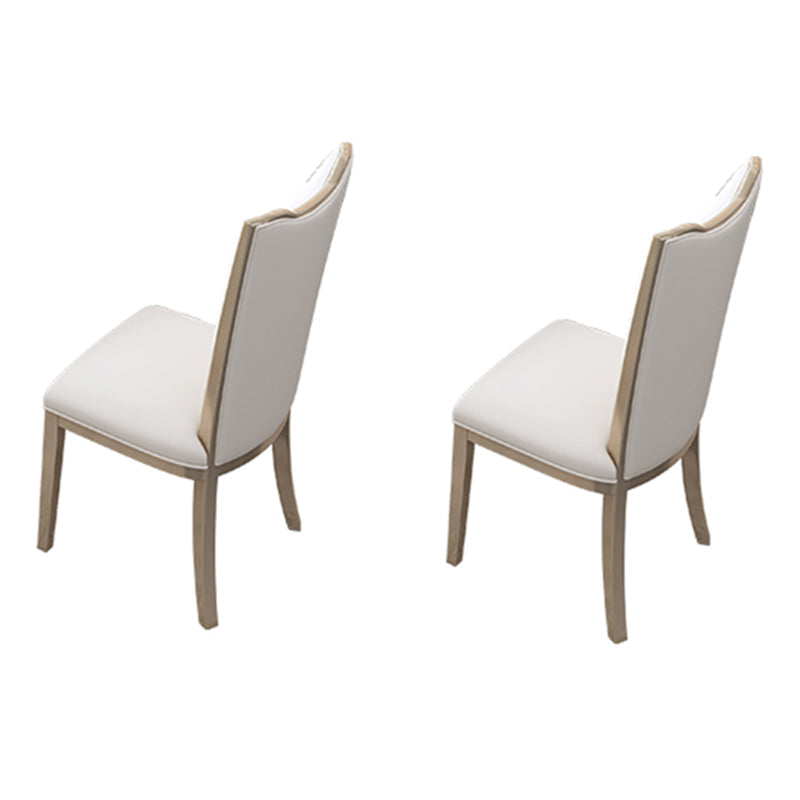 Nordic 1/2/5/7 Pieces Furniture Stone Rectangle Dining Table Set in White