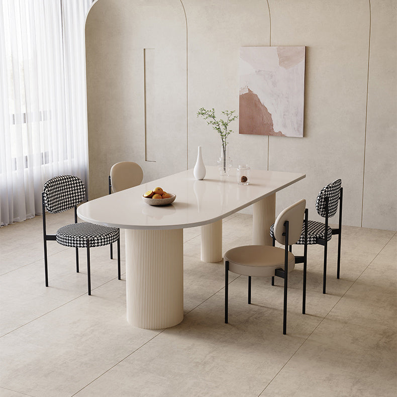 Tavolo da pranzo per sala da pranzo Tavolo da cucina moderno in pietra