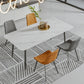 Moderne eetkamer diner keukentafel 4 poten stenen eettafel