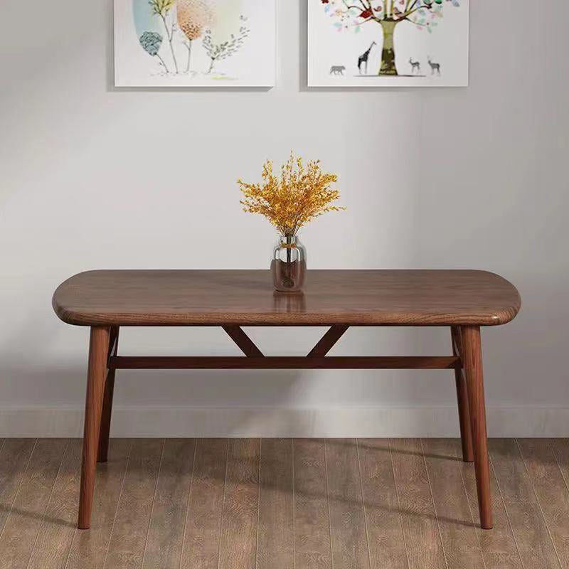 Eetterkamer diner keukentafel ovaal houten 4 poten eettafel