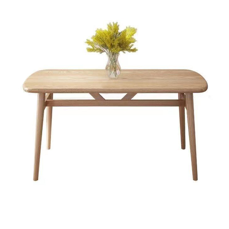 Eetterkamer diner keukentafel ovaal houten 4 poten eettafel