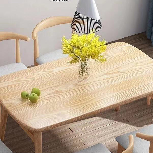 Eetterkamer diner keukentafel ovaal houten 4 poten eettafel