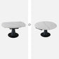 Modern Style Extendable Table Pedestal Dining Table for Kitchen Clearhalo 'Dining Tables & Seating' 'Dining Tables' 'dining_table' 'furn' 'furn_dining_table' 'Furniture' 'Kitchen & Dining Furniture' 6956577