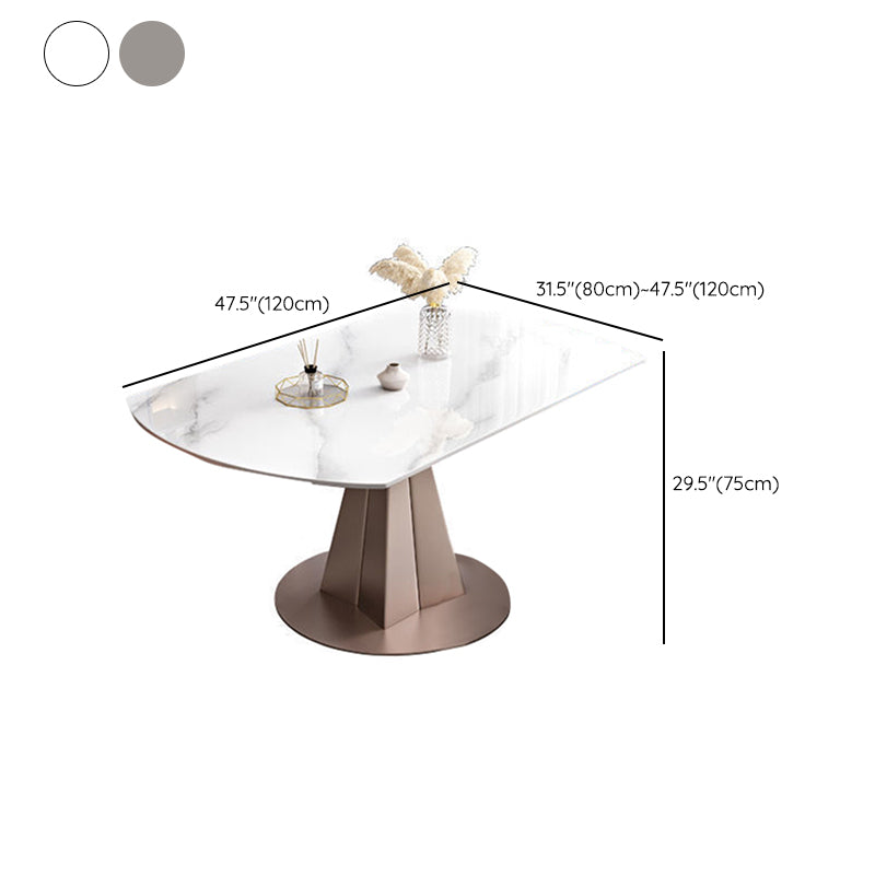 Muebles convertibles Glam Pedestal mesa de comedor para cocina