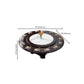 Solid Wood Pedestal Dining Table Tradition Turntable Kitchen Table