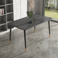 4 Legs Dining Room Table Sintered Stone Furniture for Kitchen