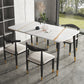 4 Legs Dining Room Table Sintered Stone Furniture for Kitchen
