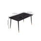4 Legs Dining Room Table Sintered Stone Furniture for Kitchen