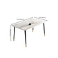 4 Legs Dining Room Table Sintered Stone Furniture for Kitchen