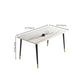 4 Legs Dining Room Table Sintered Stone Furniture for Kitchen